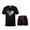Black, variant on Vedolay Boys' Short Sets Toddler Baby Girl Boy 2pcs Print Outfits Clothes T Shirts Short Sets,Black 5-6 Years