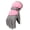 Pink, variant on Dyfzdhu Winter Gloves for Kids Boys Girls Snow Windproof Mittens Outdoor Sports Skiing Black