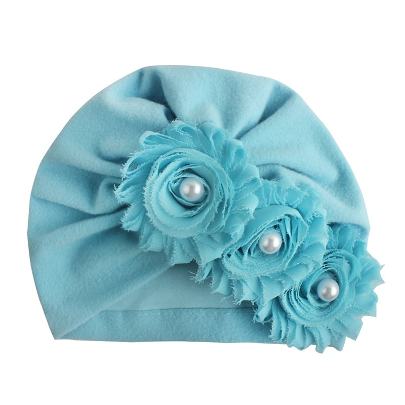 baby flower swim cap