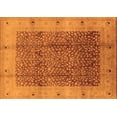 thumbnail image 1 of Ahgly Company Indoor Rectangle Oriental Orange Industrial Area Rugs, 6' x 9', 1 of 4