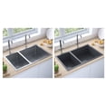 thumbnail image 2 of vidaXL Undermount Kitchen Sink with Strainer Stainless Steel Sink Rectangular, 2 of 5