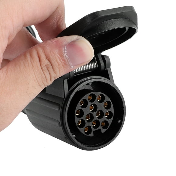 Trailer Adapter Cord, Cable Connector Trailer Connector, Spring Cable Cord Extension Cord for Car Ship Trailer Commercial Vehicle