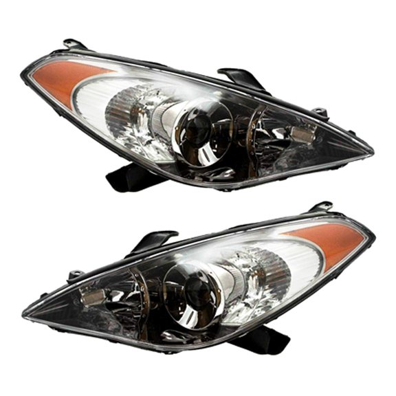 New Halogen Headlight Compatible With Toyota Solara SLE Convertible 2004-2006 by Part Number 81110-AA080 81110AA080 81150-AA080 81150AA080 TO2503152 TO2502152