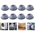 thumbnail image 4 of 8pcs Noise Cancelling Washing Machine Support Refrigerator Rubber Foot Mat Leveling Feet Anti Vibration Foot Pads Isolation Rubber Feet, 4 of 8