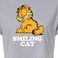 thumbnail image 3 of Garfield - Never Trust Smiling Cat - Juniors Cropped Cotton Blend T-Shirt, 3 of 5