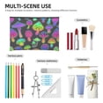 thumbnail image 4 of Cauagu Bright Mushrooms for Tyvek Makeup Bag,Reusable Travel Cosmetic Bag Women Organizer Toiletry Bag Birthday,Gifts for Women Girlfriend Mom Teacher 6.5’’*8.9’’, 4 of 7