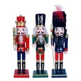 thumbnail image 1 of 3 Uds Figuras de Cascanueces Ornamento Artesanía Navidad Decoración Interior Regalos Soledad Figurita de Cascanueces, 1 of 9