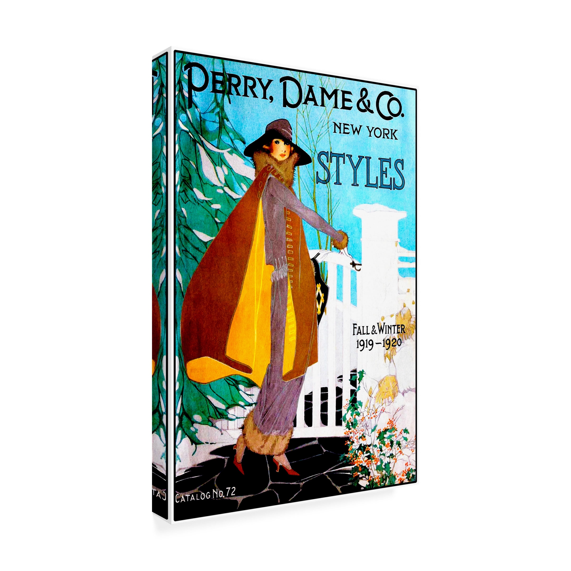 Trademark Fine Art 'Fashion 38' Canvas Art by Vintage Lavoie