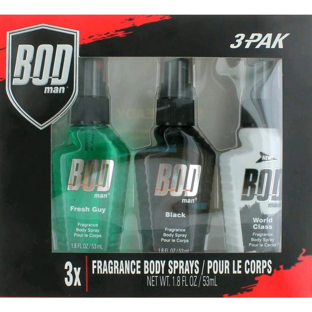 Bod Man by Parfums De Coeur, 3 Piece Gift Set for Men - Walmart.com ...