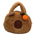 thumbnail image 4 of Milageto Capybara Handbag Clothing Accessories Gifts Fashionable Plush Toy Bag Funny Cute Style C, 4 of 8