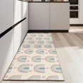thumbnail image 4 of Beige Boho Bohemia Rainbows Hearts Pattern Kitchen Rug Mat,Kitchen Runner Rugs Non Skid Washable,Decorative Kitchen Floor Mats for Kitchen,Sink,Laundry,17"X47", 4 of 5