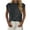 *1-Gray, variant on VBVC Women's Floral Knit Sweater Tops,Ladies Cap Sleeve Pullover,Breathable Blouses For Women,White,S-XL