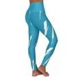 thumbnail image 4 of Effete Feline Claw Marks Scratch High Waist Yoga Leggings (AOP), 4 of 4