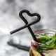 thumbnail image 5 of Nvzi 100PCS Black Flexible Plastic Straws,Black Disposable Bendy Party Fancy Straws Extra Long Straws Party Decorations, 5 of 5