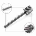 thumbnail image 4 of Amdohai 10Pcs Tungsten Carbide Burr Bits Set 1/8'' Shank Cutting Carving Routing Bur for Rotary Tool, 4 of 7