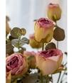 thumbnail image 4 of Faux Silk Artificial Flower Dry Rose Stem in Pink 23" Tall, 4 of 4