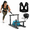 Dark, variant on Dark 36.14in Adjustable Heavy Duty Steel Workout Weight Sled for Athletic Strength