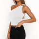thumbnail image 5 of Tops de Verano con Cuello Halter para Mujer, Top Corto Sin Espalda con Escote en V Profundo, Tankini M, 5 of 8