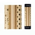 thumbnail image 1 of FUYPSE 2026 New Arrivals Gift Wrapping Paper Rolls Gold Wrapping Paper Roll（Dot Solid Color ） Roll Gold Wrapping Paper for BirthdayHolidayWedding, 1 of 4