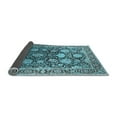 thumbnail image 2 of Ahgly Company Indoor Square Oriental Light Blue Industrial Area Rugs, 3' Square, 2 of 4