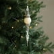 thumbnail image 3 of Decoraciones de Árbol de Navidad Collar de Colgante de Acrílico Transparente Metálico Decoración de Árbol de Navidad Colgante Ornamentos de Árbol de Navidad, 3 of 6
