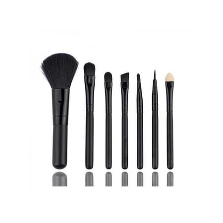 Cluxwal Makeup Brushes Protable Cosmetic Maquiagem Foundation Powder Highlighter Naked Palette Fruit Green Tools Suit Beauty 7 Pcs