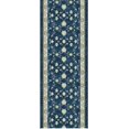 thumbnail image 5 of Ottomanson Aisle Runner Rug 1'11" x 16' – Soft Non-Slip Rug, Low Pile Carpet for Hallways, Events, Churches & Extra-Long Indoor Spaces, Mahal Navy, 5 of 5