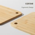 thumbnail image 6 of Carote 3 Pc Bamboo Cutting Board Set with Handles, Eco-Friendly, 13-11-8 inch(Solid Bamboo), 6 of 7