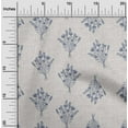 thumbnail image 2 of oneOone Cotton Poplin Dusty Blue Fabric Block Craft Projects Decor Fabric Printed By The Yard 56 Inch Wide, 2 of 6