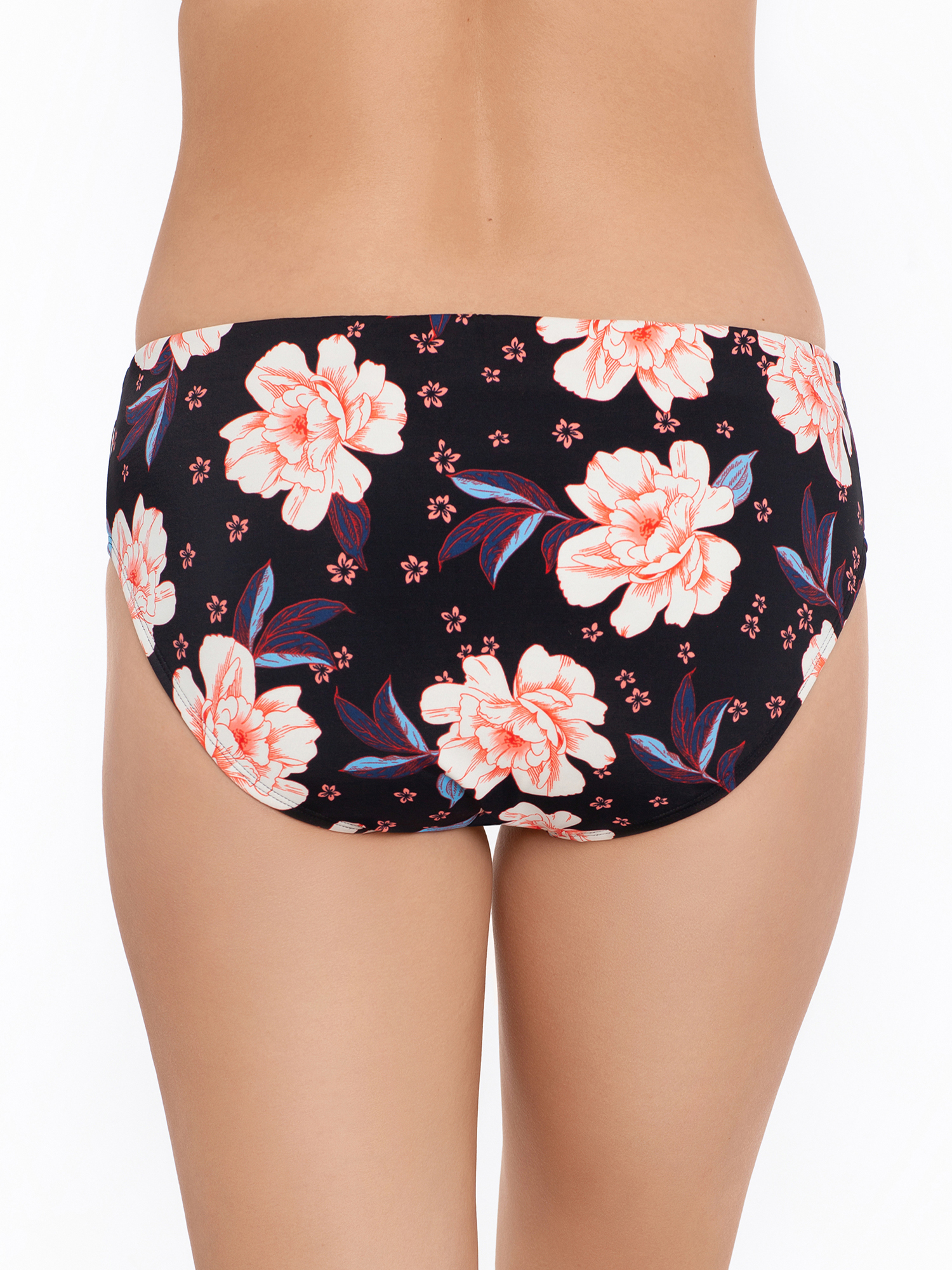 Avia Women's Athletic Reversible Floral Bikini Swimsuit Bottoms