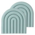 thumbnail image 1 of 2 Piezas de Alfombrillas de Silicona para Ollas y Sartenes Calientes, Soportes en Forma de U de 6" para Ollas y Platos Calientes (Azul Marino), 1 of 7
