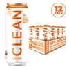 (12 Cans) CLEAN Cause Orange Ginger Organic Sparkling Yerba Mate Tea - Zero Calorie, Zero Sugar, Zero Guilt, (160mg Caffeine), 16 Fl Oz - 50% Profits Support Alcohol & Drug Addiction Recovery