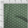 thumbnail image 2 of oneOone Cotton Poplin Dark Green Fabric Asian Ornamental Quilting Supplies Print Sewing Fabric By The Yard 56 Inch Wide, 2 of 4
