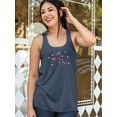 thumbnail image 2 of Mother's Day Hearts Racerback Tank Women -Image by Shutterstock, Female Large, 2 of 4