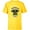 Yellow, variant on Star Wars Grogu The Mandalorian Cute Yaaaaay! Birthday Time - Short Sleeve T-Shirt for Kids - Customized-White