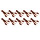 thumbnail image 4 of Cebos de Señuelos Blandos Artificiales 10 Piezas Cebos de un Anzuelo de Agua Dulce Vívidos Suaves Aparejos de Pesca para Pesca de Lubina ANGGREK  Otros, 4 of 8