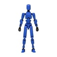 thumbnail image 4 of T13 3d Action Figure, 3d Printed T13 Multi-Jointed Movable Robot, Lucky 13 for Collectors Desktop Decorations,Creative Assembly And Decompression Toys 6pc, 4 of 7