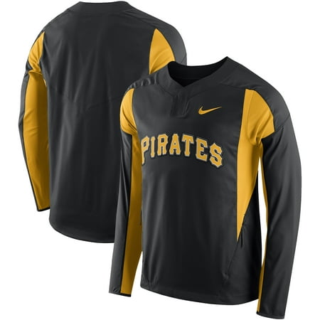 Pittsburgh Pirates Nike Long Sleeve Windbreaker Jacket - Black