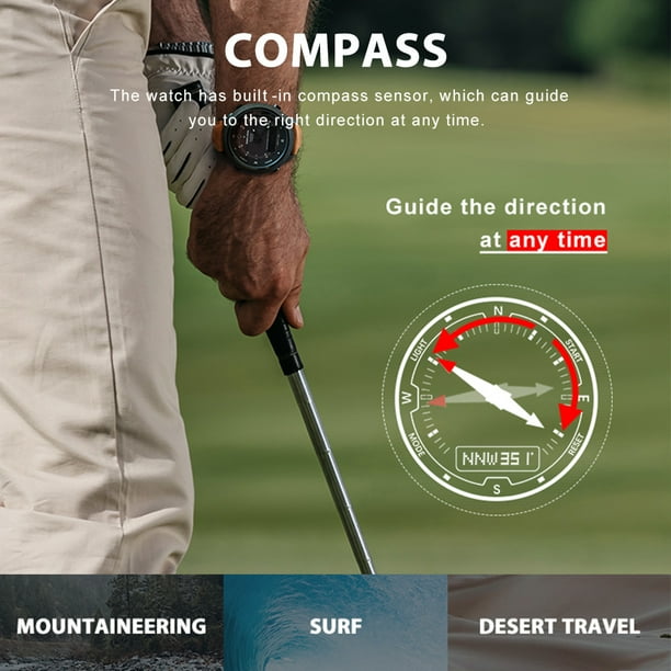 Watch with built in compass sale