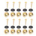 thumbnail image 2 of Guitar End Button, Guitar Strap Lock, Light In Weight Not Easy To Damage For Guitar DIY Ukulele Bass Gold, 2 of 8