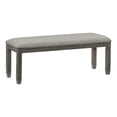 thumbnail image 1 of Lexicon Granby Pine Wood Dining Room Bench in Antique Gray Finish, 1 of 5