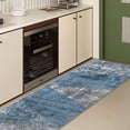 thumbnail image 3 of 2x6 FT Kitchen Runner Rugs Non Skid Washable, Faux Wool Rug Runners for Hallways Bathroom Carpet Runner, Soft Indoor Modern Floor Rug for Entryway Laundry Room, 3 of 11