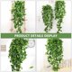 thumbnail image 4 of 1 pieza de plantas de simulación para colgar en la pared, decoración de plantas, adorno de boda (verde), 4 of 6