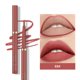 thumbnail image 1 of Puntoco Delineador de labios líquido mate con punta de calabaza, resistente al agua, color nude mate, lápiz labial rojo brillante, 1 ml, 1 of 3
