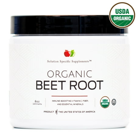 Pure Organic Beet Root Powder Supplement - 8oz 60 Serving Pure Organic Beetroot Juice Powder & Bulk Raw