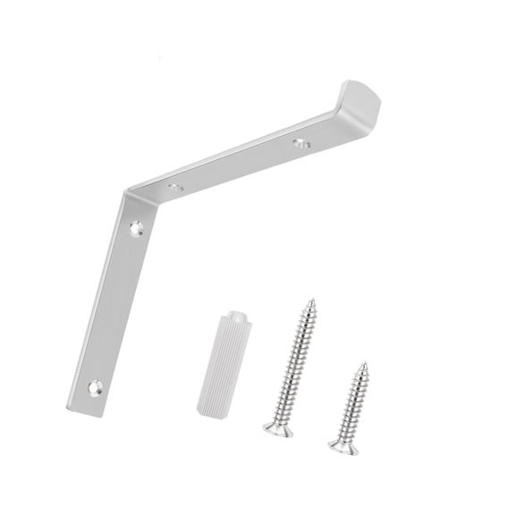 Invisible Corner Shelf Brackets Reinforced Metal Floating Furniture Mount for Home Office Storage