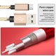 thumbnail image 4 of Inteprter Cable de carga Micro USB 3A (máx.) 1/2M tipo C Cable de datos de carga rápida Cable de carga tejido de nailon para Cable Teléfono y Comunicación Oro 2 metros, 4 of 6
