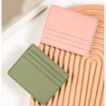 thumbnail image 6 of Card Wallet Credit Card Holder Slim Front Id Small Compact Leather Card Case Card Holder, 6 of 6