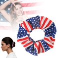 thumbnail image 4 of Élastiques pour Cheveux de la Fête de l'Indépendance Patriotiques pour Filles, Élastiques Festifs pour Queue de Cheval Rouges, Blancs et Bleus, 4 of 5