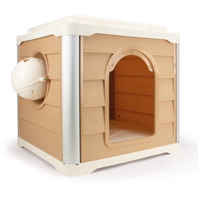 Casita Loboo Smartkave Cube Alaska para mascotas de tamaño pequeño o mediano